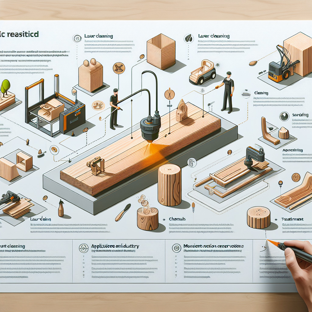 Laserreinigung von Holz in der Holzblockhausherstellung